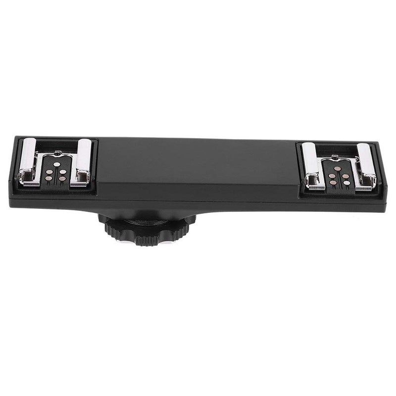 Tangxi Hot Shoe Splitter, Hot Shoe Extension Bar Mount Cold Shoe Extension Bracket Bracket DSLR Camera Camcorder DV (for ) - Image 5